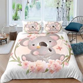 img 2 attached to Homewish Cartoon Flowers Comforter Polyester