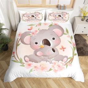 img 3 attached to Homewish Cartoon Flowers Comforter Polyester