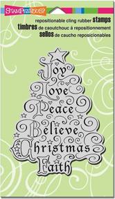 img 1 attached to 🌲 Joy Tree Stampendous Cling Rubber Stamp