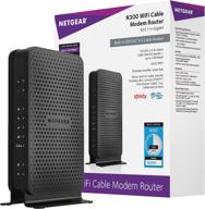 🔌 netgear c3000-100nas n300 (8x4) cable modem router: xfinity, spectrum, cox, and more logo