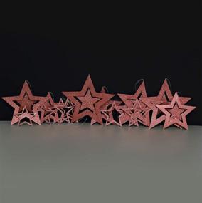 img 1 attached to 🌟 Sparkling Rose Gold Star Garland for Party Decorations - Glittering Twinkle Little Star Backdrop Banner Streamer Ideal for Birthday, Baby Shower, Bachelorette, Wedding, Christmas, Engagement, Graduation