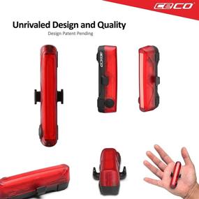 img 1 attached to CECO USA Rechargeable Bicycle Waterproof Resistant Sports & Fitness