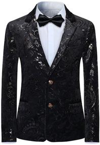 img 3 attached to 🤵 Golden Jacquard Boyland Tuxedo Formal Attire for Boys