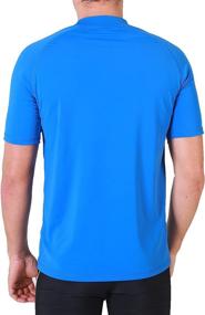 img 1 attached to Ultimate Protection: Men's Diving Rash Guard Swim Shirt - Loose Fit, Quick-Dry, UPF 50+