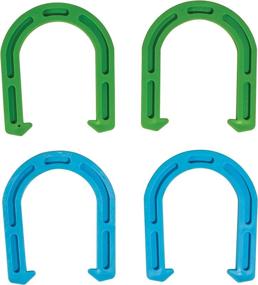 img 1 attached to Franklin Sports Horseshoes: Soft Material for Kids - Beach, Lawn, Indoor, Outdoor, and More