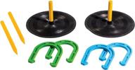 franklin sports horseshoes: soft material for kids - beach, lawn, indoor, outdoor, and more логотип