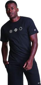 img 2 attached to Champion Mens Classic Graphic Black Men's Clothing in T-Shirts & Tanks