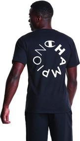 img 1 attached to Champion Mens Classic Graphic Black Men's Clothing in T-Shirts & Tanks