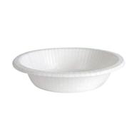 dixie basic dbb12w 12oz. white disposable paper bowls - 1000 count by gp pro (georgia-pacific) logo