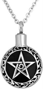 img 4 attached to JewelryHouse Cremation Memorial Stainless Pentagram