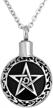 jewelryhouse cremation memorial stainless pentagram logo