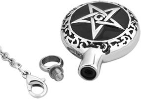 img 2 attached to JewelryHouse Cremation Memorial Stainless Pentagram