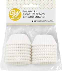 img 4 attached to 🧁 350-Count Wilton Mini White Baking Cups: High-Quality and Versatile for All Your Baking Needs