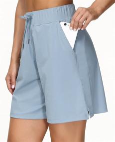 img 2 attached to 🩳 Women's Loose Fit Lounge Shorts: Comfortable Drawstring Workout Running Shorts with Deep Pockets by THE GYM PEOPLE