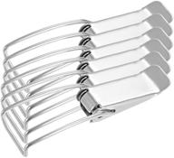 uxcell stainless spring loaded catches logo
