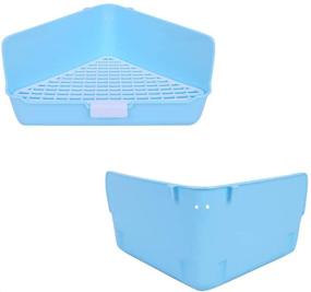 img 1 attached to Humorous.P Rabbit Litter Box - Pet Corner Plastic Scatterless Lock-N-Litter Small Animal Potty Training Pan Ferret Toilet