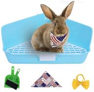 humorous.p rabbit litter box - pet corner plastic scatterless lock-n-litter small animal potty training pan ferret toilet логотип