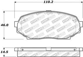 img 4 attached to StopTech 309 05250 уличная передняя производительность