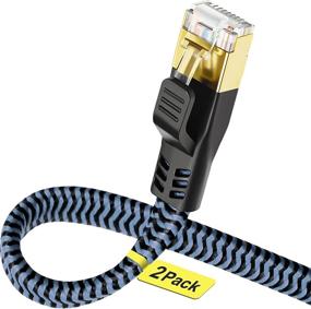 img 4 attached to 🔌 Durable Braided Ethernet Cable for Reliable Internet Connection