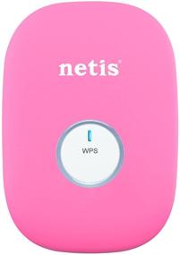 img 4 attached to 🌐 Netis E1+ 300Mbps Wireless N Range Extender: Enjoy Travel Router, Wi-Fi Repeater, Signal Boost with 360 Degree Coverage (E1+ Pink)