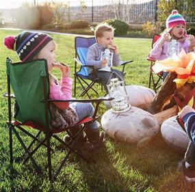 img 2 attached to 🌈 Enhance Your Outdoor Experience with the Pacific Play Tents Tri-Color Super Duper Chair, Multi