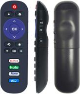 📺 urc280j 06-irpt20-urc280j replacement remote control for tcl roku smart led tv - compatible with 55r615, 43s425, 55s421, 55s423, 40s331, 32s325, 65s421 - includes 4 channel shortcut buttons for netflix, hulu, roku-channel, disney+ logo