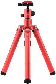 img 1 attached to MeFOTO RoadTrip Air Tripod And Selfie Stick In One Kit - Red (RTAIRRED)