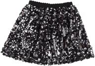 flofallzique sparkly sequin skirts: girls' clothing for dance and skirts & skorts logo