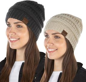 img 4 attached to E3 2 S06 S60 Regular 2 Pack Beanie Bundle Outdoor Recreation