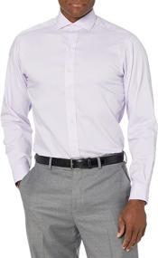 img 4 attached to 👔 Non Iron Classic Cutaway Collar Men's Shirts with BUTTONED Design