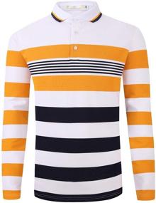 img 4 attached to 👕 SHUIANGRAN Striped Fashion T Shirts: Trendy Men's Casual Clothing