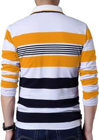 img 2 attached to 👕 SHUIANGRAN Striped Fashion T Shirts: Trendy Men's Casual Clothing