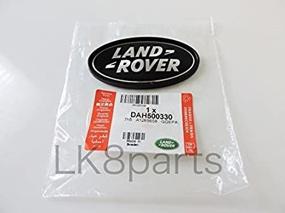 img 2 attached to 🚙 Оригинальный знак заднего кузова Land Rover DAH500330 - черный и серебристый - Range Rover Supercharged и Evoque 5-Door