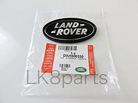 img 1 attached to 🚙 Оригинальный знак заднего кузова Land Rover DAH500330 - черный и серебристый - Range Rover Supercharged и Evoque 5-Door