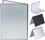 tarion photography cardboard folding reflector paper board with black silver white colors background photography backdrops a4 (8 logo