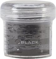 🖤 0.56-ounce jar of ranger black embossing powder logo