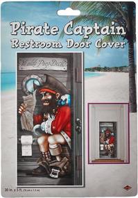 img 2 attached to Пиратский капитан чехол на дверь туалета | Партийный аксессуар | Упаковка из 1