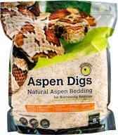 🐰 galápagos (05064) aspen digs shavings bedding: 8-quart natural choice for comfortable pet enclosures логотип