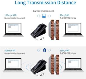 img 1 attached to 📱 Wireless Bluetooth Barcode Scanner: Handheld Portable Bar-Code Reader, Keyboard-Enabled Entry, Screen Compatible