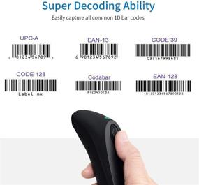 img 3 attached to 📱 Wireless Bluetooth Barcode Scanner: Handheld Portable Bar-Code Reader, Keyboard-Enabled Entry, Screen Compatible