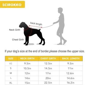 img 3 attached to 🐾 SCIROKKO Поворотная клетчатая куртка с водонепроницаемой стороной для зимы - плотный жилет для собак из поларфлиса; Стильная и функциональная одежда для домашних животных от холода для щенков и котов