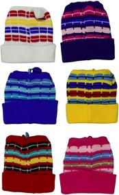 img 2 attached to 🧢 Stay Warm and Stylish with ToBeInStyle Knitted Acrylic Winter Beanies for Boys' Accessories in Hats & Caps