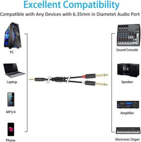 img 2 attached to Gold Plated Audiowave Splitter Shelled Housing Portable Audio & Video in MP3 & MP4 Player Accessories