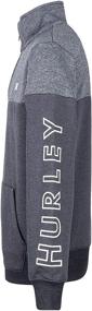 img 1 attached to Hurley Little Pullover Sweatshirt Heather Boys' Clothing for Fashion Hoodies & Sweatshirts