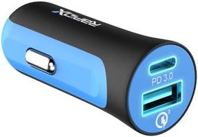 img 3 attached to 🚗 RapidX X2PD Fast Dual Car Charger with 30W USB-C PD - Blue, Model: None