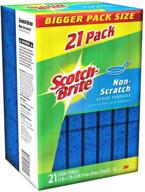 🧽 21 штука, каждая в индивидуальной упаковке, губки для мытья scotch-brite non-scratch логотип