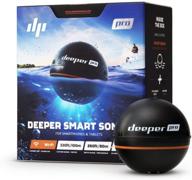 deeper pro smart sonar - portable wifi fish finder for kayaks, boats, and ice fishing on shore logo