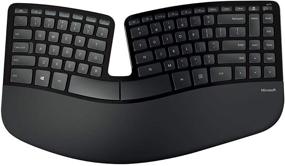 img 2 attached to Elevate Your Comfort with the Microsoft 💻 Sculpt Ergonomic Wireless Desktop Keyboard and Mouse L5V-00001