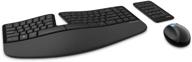 elevate your comfort with the microsoft 💻 sculpt ergonomic wireless desktop keyboard and mouse l5v-00001 logo