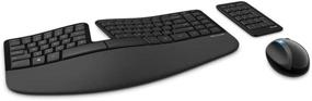 elevate your comfort with the microsoft 💻 sculpt ergonomic wireless desktop keyboard and mouse l5v-00001 logo